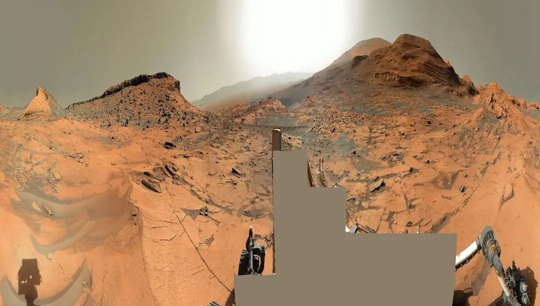 天文知识 | 好奇号拍摄的火星360°全景照