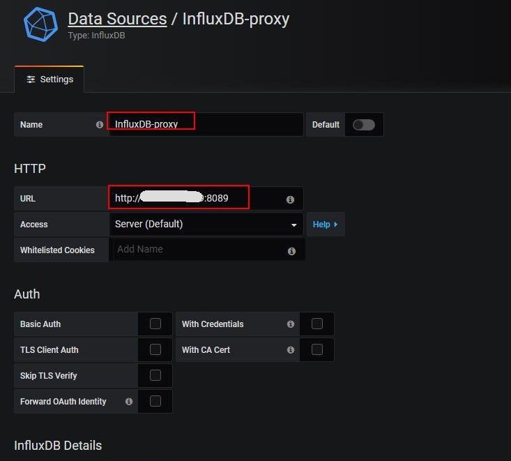 grafana+Telegraf+Influx+influxdb-timeshift-proxy实现2天数据对比