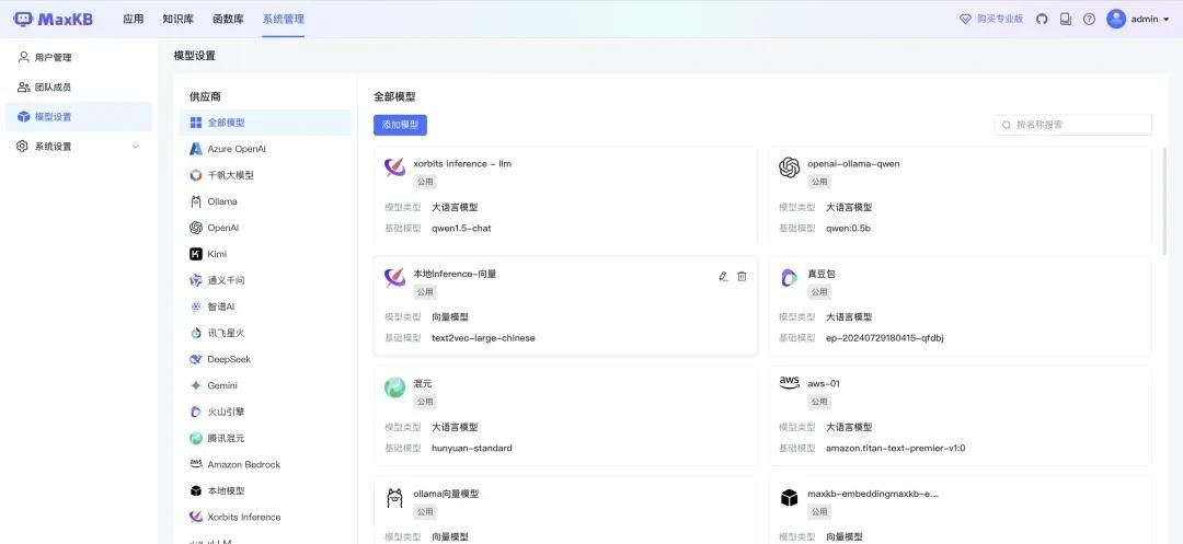 MaxKB: 一款基于大语言模型的知识库问答系统