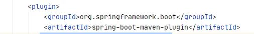 解决idea pom文件：spring-boot-maven-plugin:'not found’ 错误