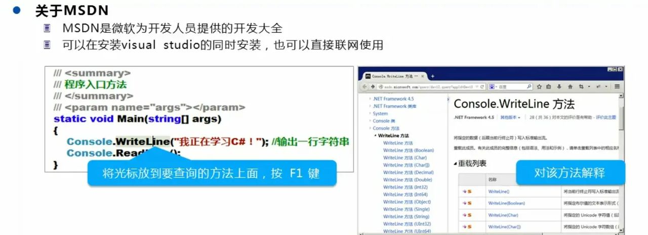 【C#与.net】1.0 入门和Visual Studio开发环境的使用