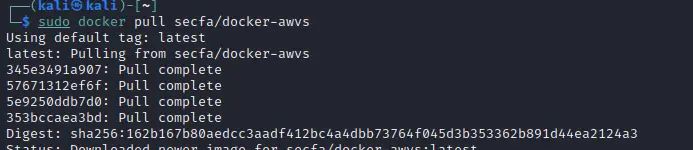 Kali安装Docker并安装awvs