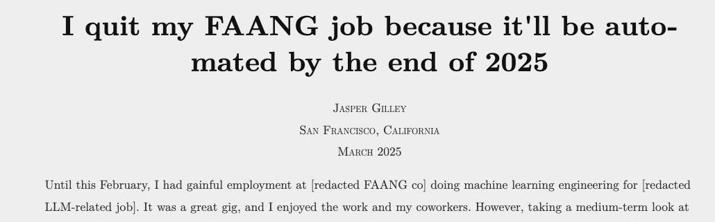 写800行代码，AI就“摆烂”？OpenAI高管却放言：2025年底，AI代码的自动化程度将达到 99%