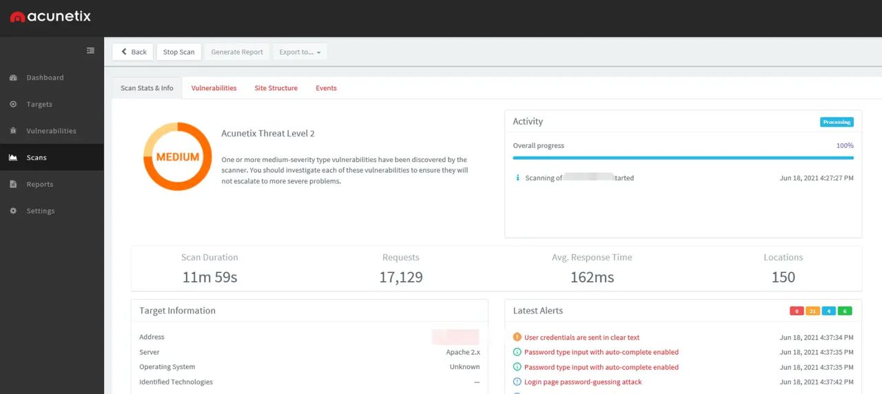 AWVS与风险评估修复过程示例