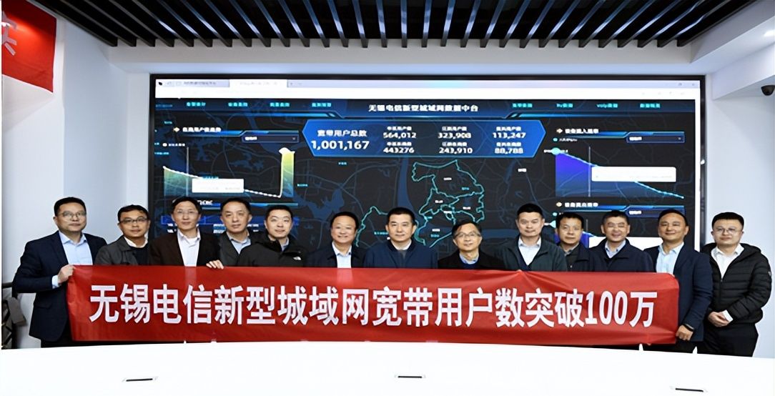 中国电信江苏无锡分公司新型城域网投入规模商用