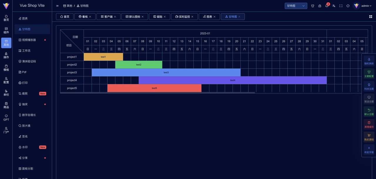 2025年中后台前端管理框架后起之秀