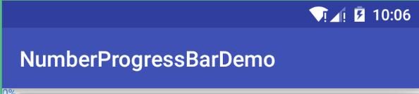 Android上美丽简洁的数字进度条