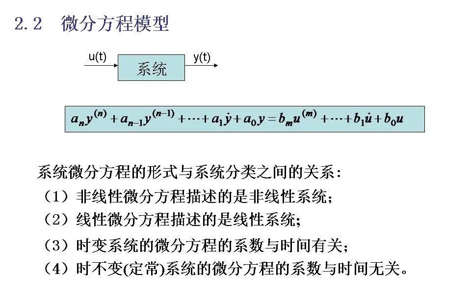 24252自动控制原理第二章连续系统的数学模型