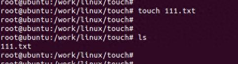 linux基础命令之touch命令