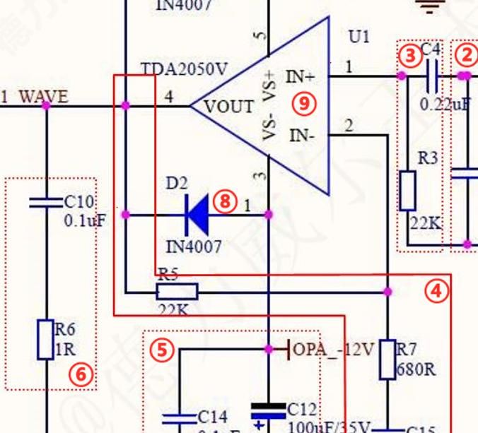 实用运放电路,2.5KHZ的方波,被放大了多少倍?