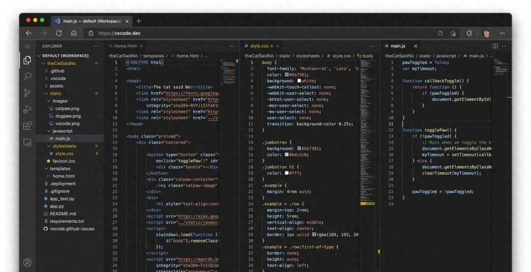 重磅！网页版 VSCode 来了