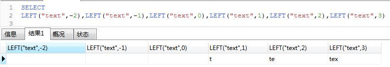 MySQL函数：字符串如何截取