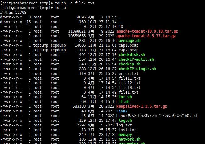 Linux环境中的Touch命令使用技巧