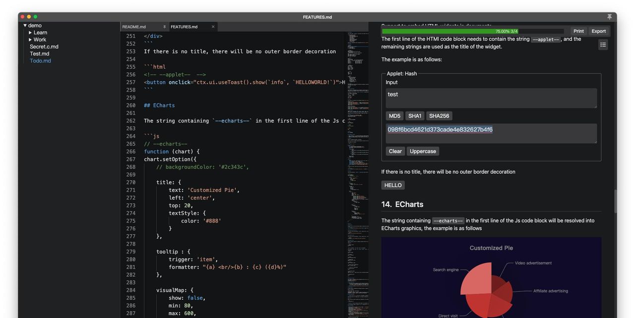 Yank Note: 一款面向程序员的高可扩展 Markdown 编辑器