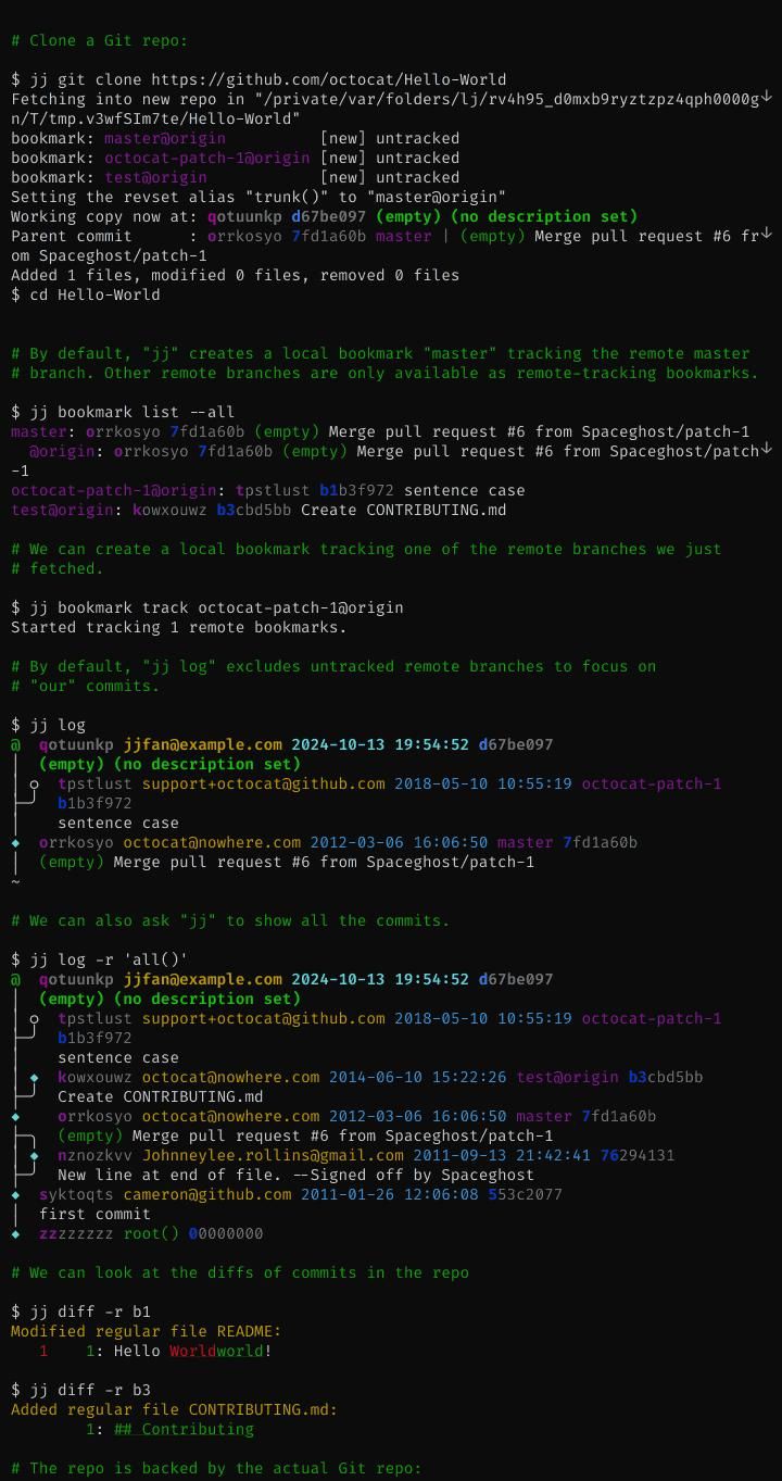好用的git替代品:Jujutsu——版本控制系统