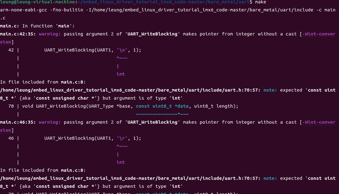 解决方法:编译IMX6ULL裸机串口程序提示错误arm-none-eabi-ld: cannot find -lgcc: 没有那个文件或目录
