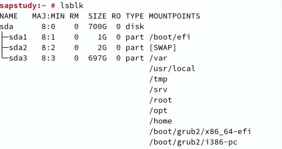 SUSE Linux系统SWAP分区扩容swapon failed: Invalid argument