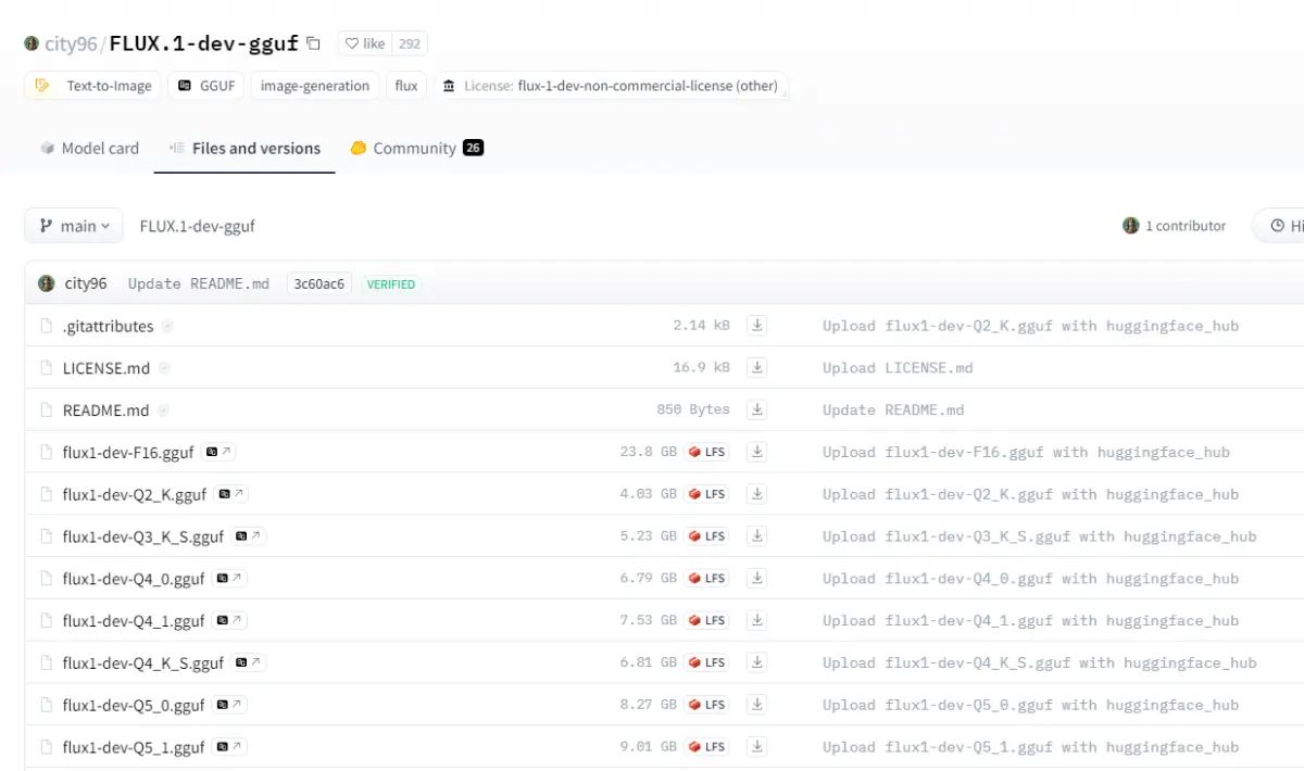 ComfyUI : Flux-低配模型(NF4,GGUF)