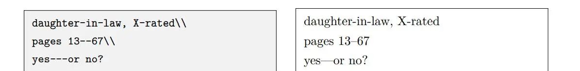 latex的常用语句