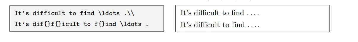 latex的常用语句