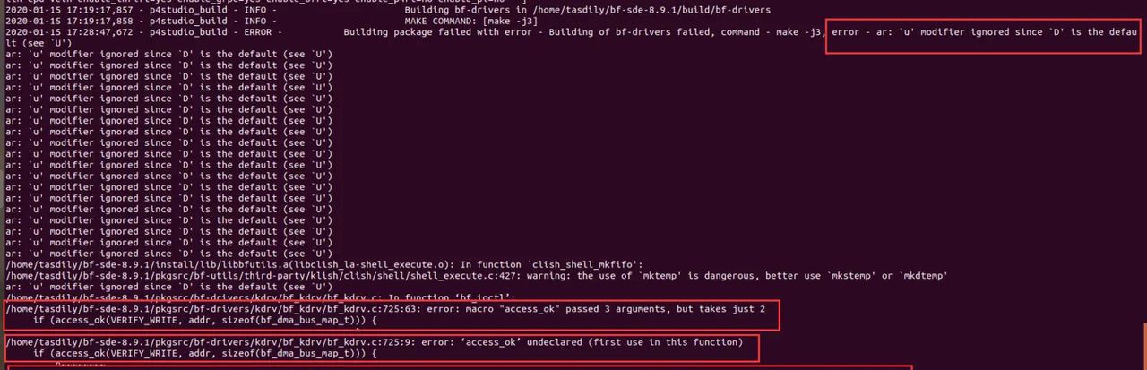 Linux ubuntu-18内核版本降级error: ar: `u’ modifier ignored since `D’ is the default (see `U’)