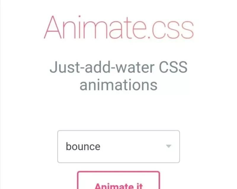 能解决 80% 需求的 10个 CSS动画库