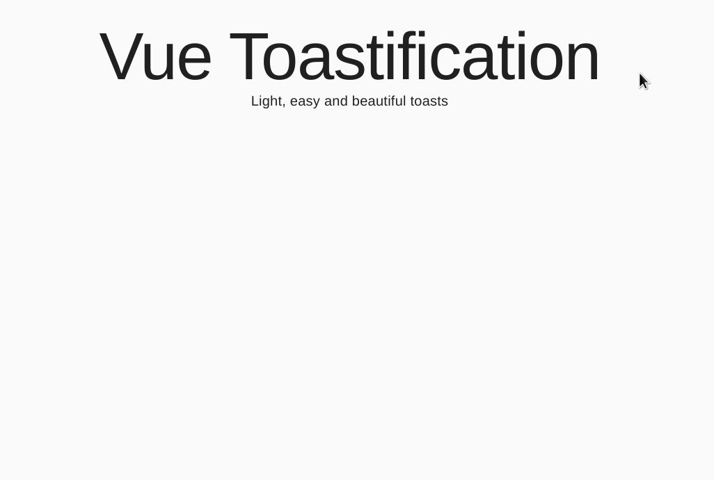 基于 Vue 超美丽Toast提示组件Vue-Toastification