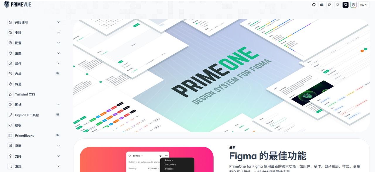 Prime Vue 不比Element AntD差,不妨试试这款UI组件