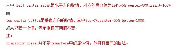 css3 transform, transform-origin 用法