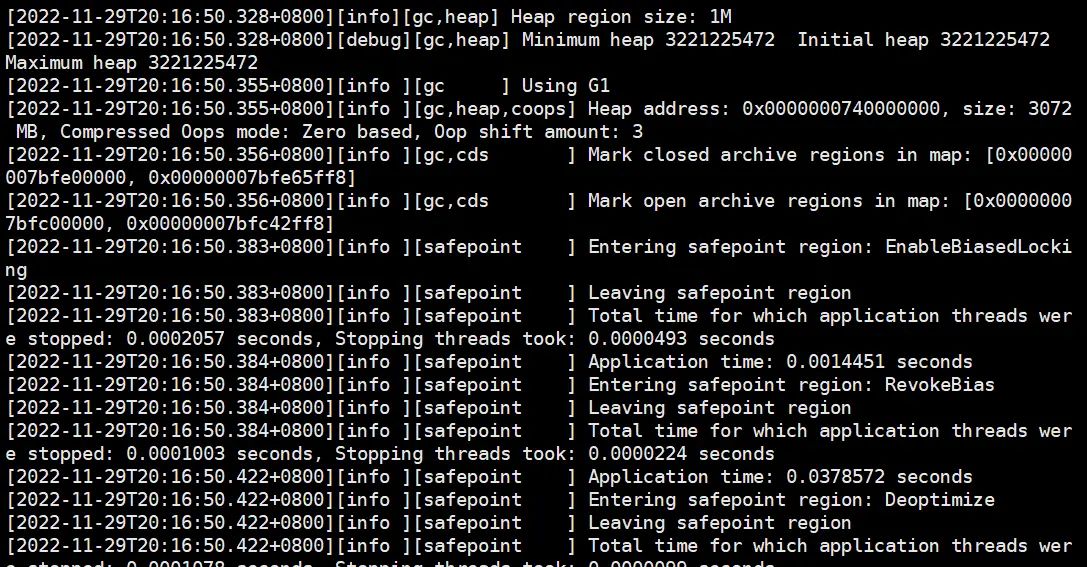 jdk9/jdk11 jvm之gc日志配置