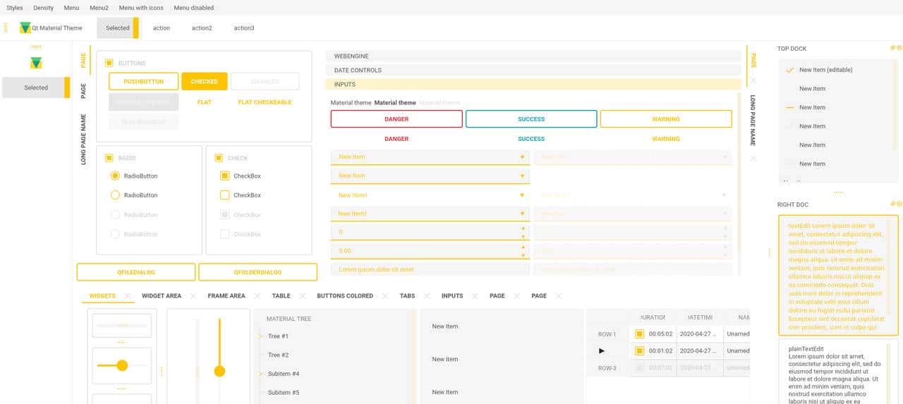 PyQt/PySide的界面美化工具，美化库