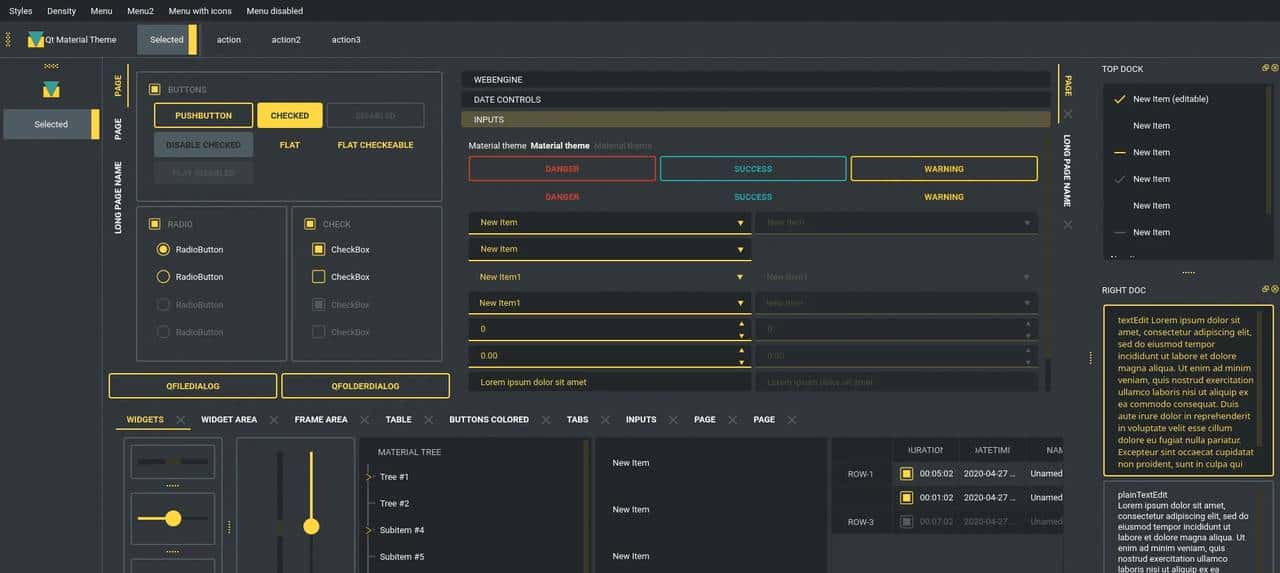 PyQt/PySide的界面美化工具，美化库