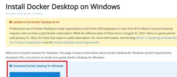 001_Win10使用Docker安装Ubuntu环境