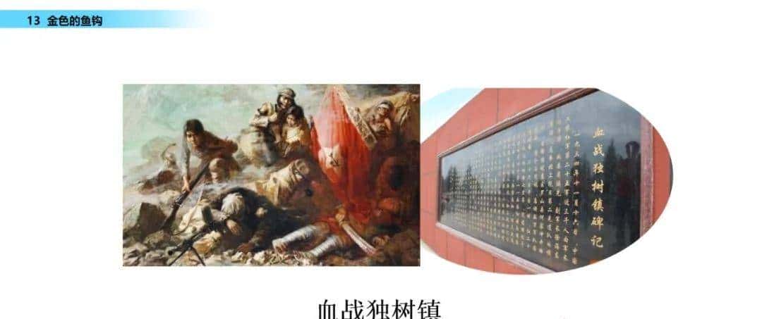 部编六年级语文下册第13课《金色的鱼钩》知识点及课堂测试题