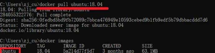 001_Win10使用Docker安装Ubuntu环境