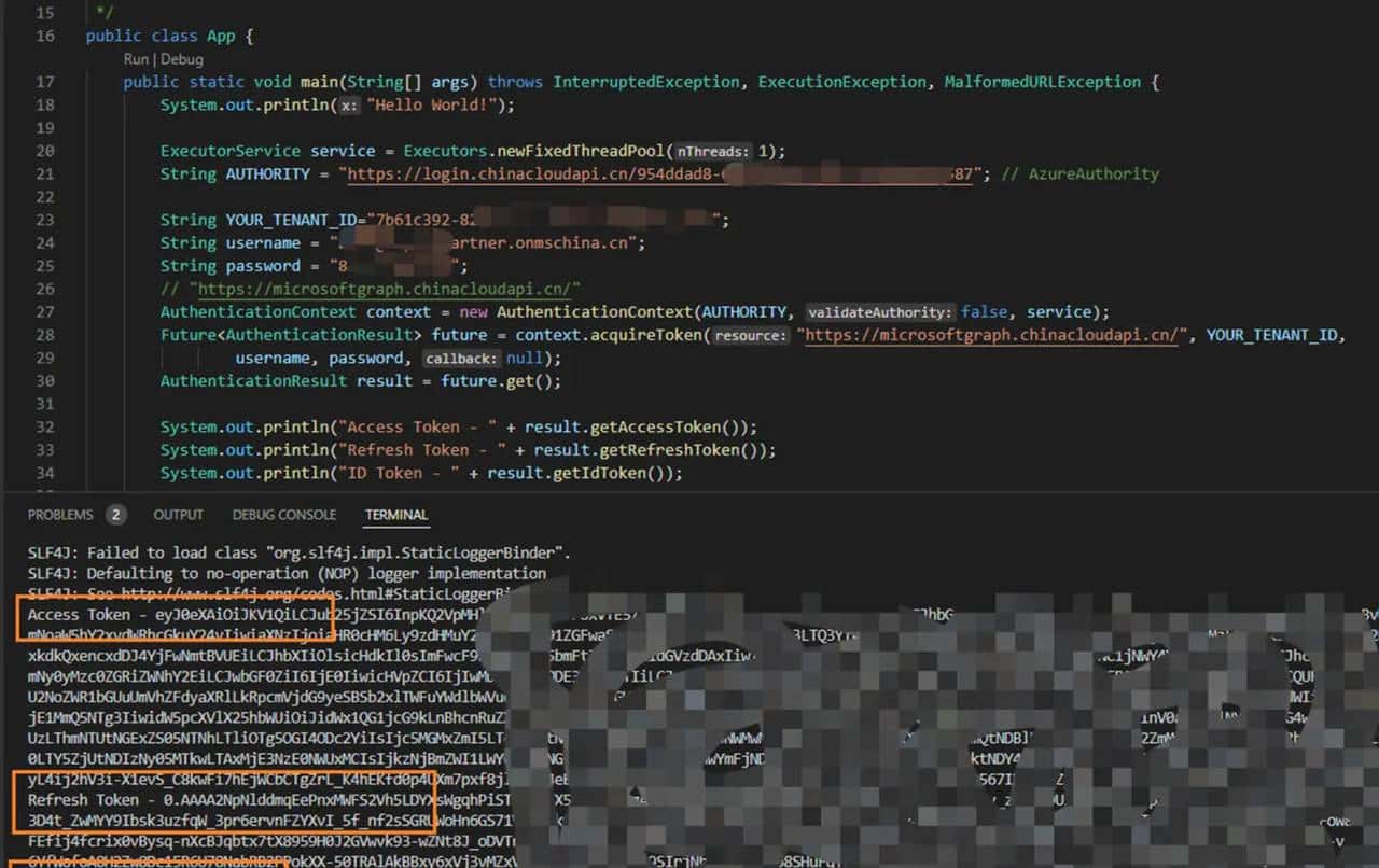 【Azure Developer】使用 adal4j(Azure Active Directory authentication library for Java)如何来获取Token呢 (通过...