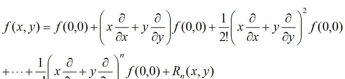 多元函数泰勒公式