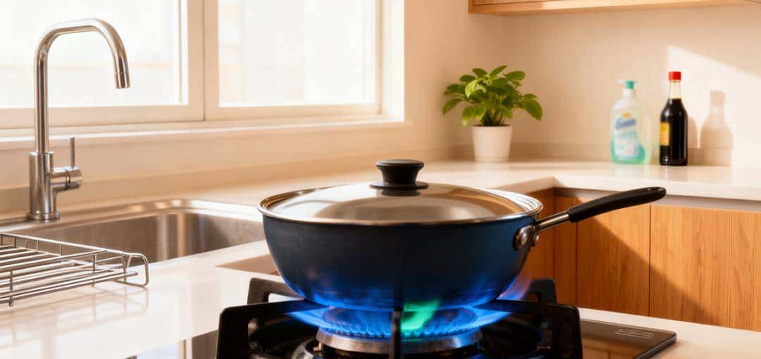 燃气火焰只有蓝色才安全!红/黄/绿都是危险信号