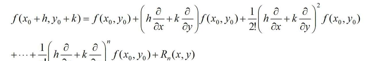 多元函数泰勒公式