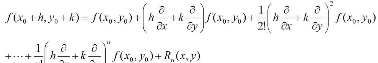 多元函数泰勒公式
