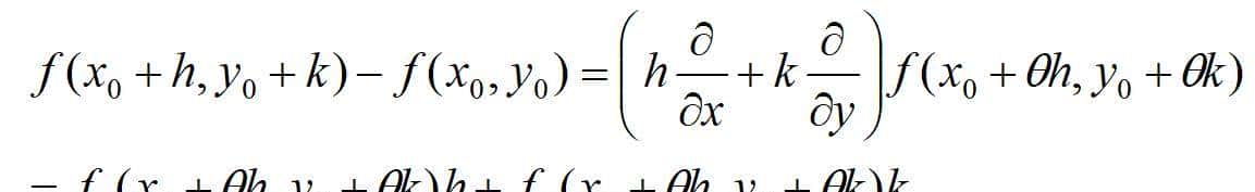 多元函数泰勒公式