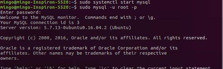 Ubuntu下常用软件的安装四——MySQL5.7安装
