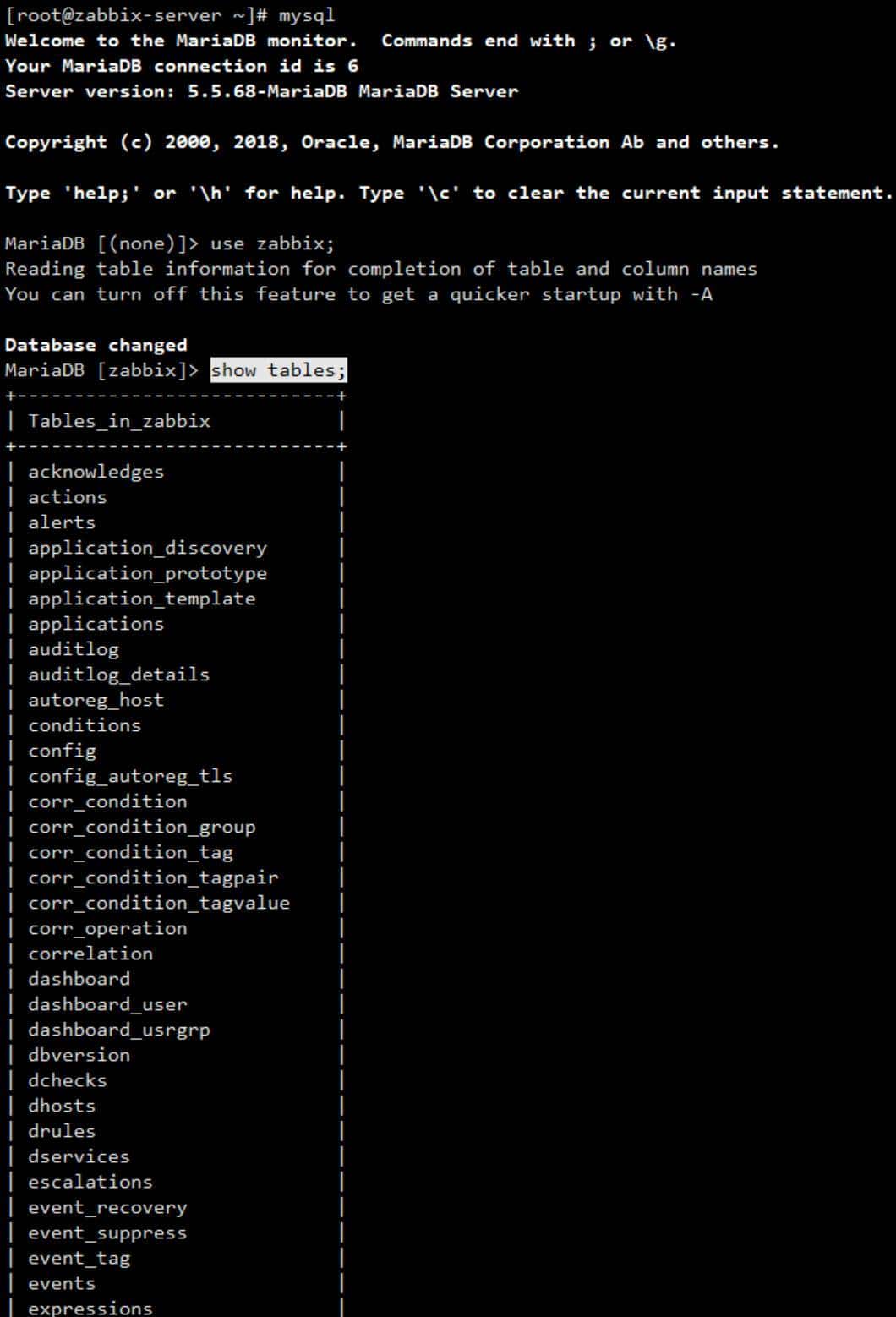 基于Centos7.9部署zabbix5.0