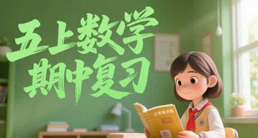 五上数学期中复习稳了！吃透 4 单元考点，陪娃复习不焦虑