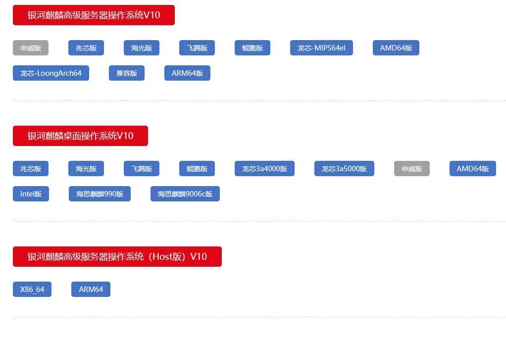 最新国产银河麒麟操作系统V10