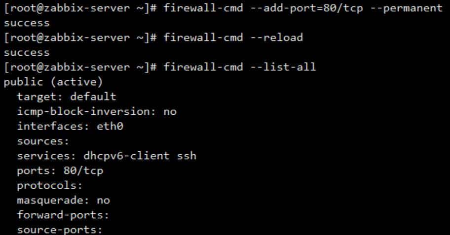 基于Centos7.9部署zabbix5.0
