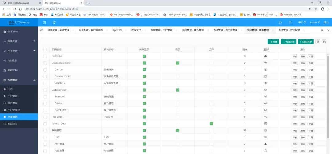 C# .NET6+SQLite物联网平台演示