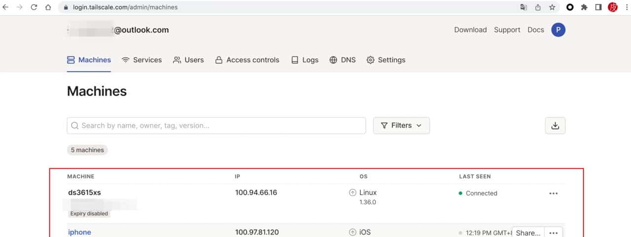 部署TailScale，实现远程访问！最简单的远程访问、开箱即用方案