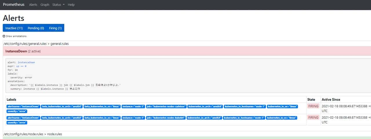 Prometheus+Grafana监控kubernetes