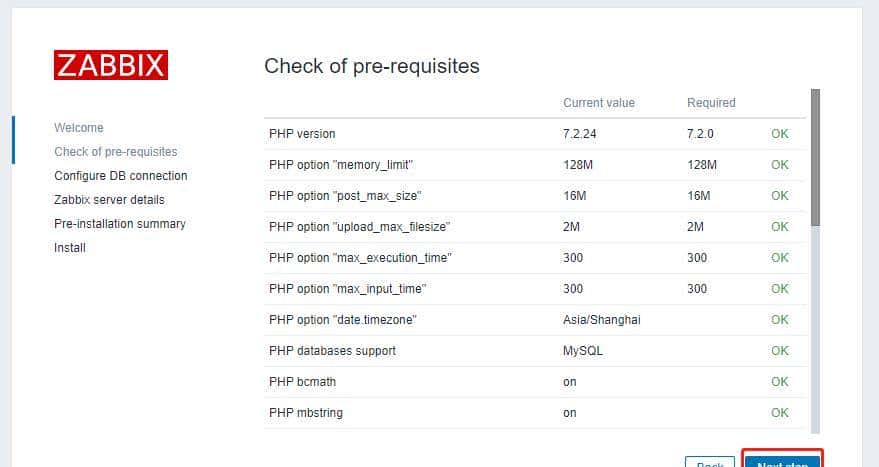 基于Centos7.9部署zabbix5.0